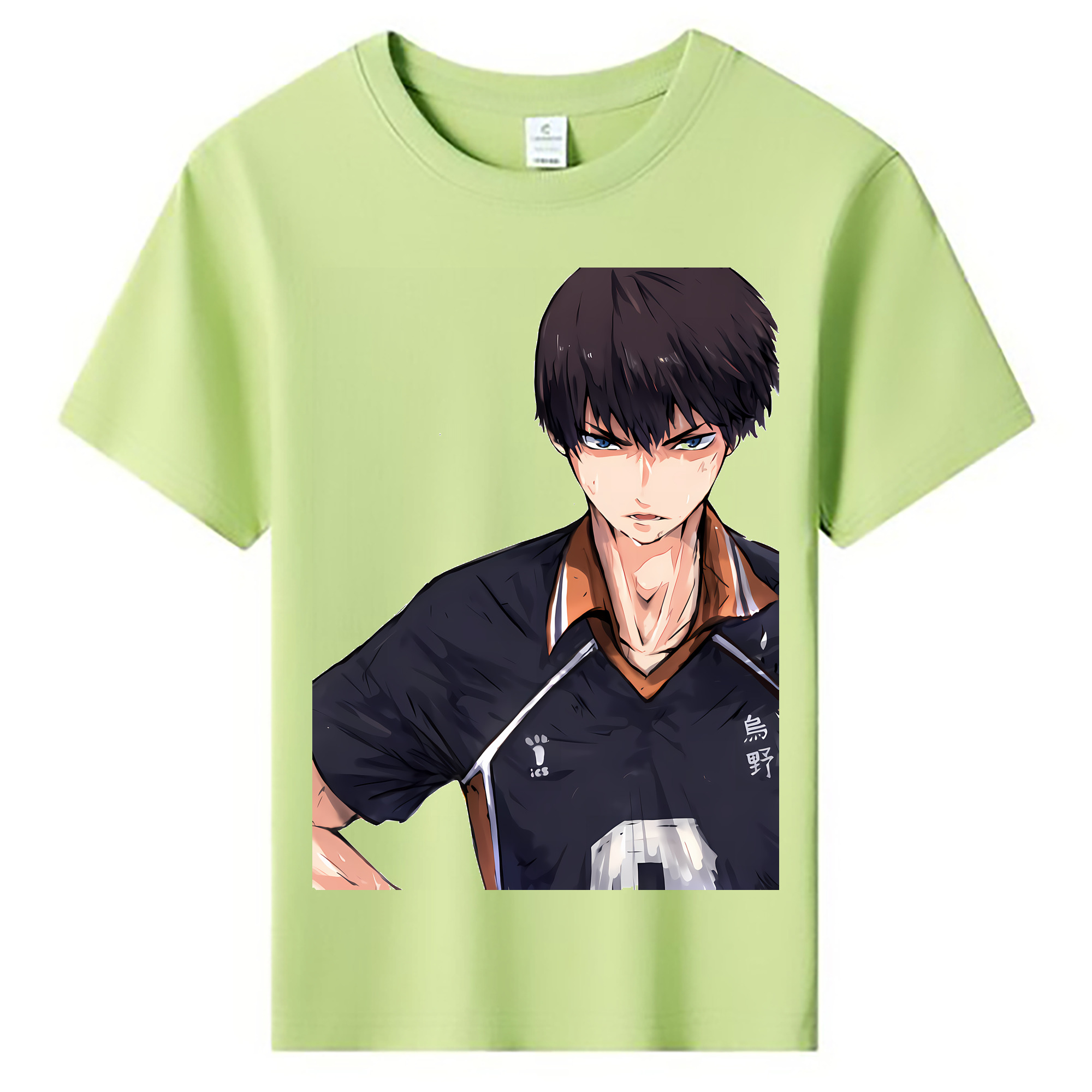 （画像用） ハイキュー!! Haikyu!! 綿100％キッズTシャツ（フロントプリント）